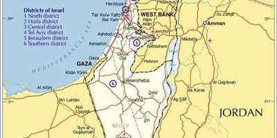 Israel Regionen anzeigen